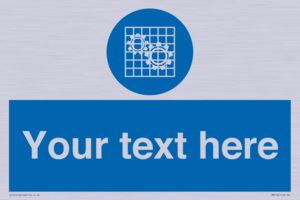 Custom Machine Guards Required Sign